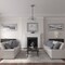 Ekena Millwork Dublin Medallion (Canopies up to 5 1/8"), 17 7/8"OD x 3 5/8"ID x 1 1/4"P, Pot of Cream Crackle CM17DUPCC - alternate 3